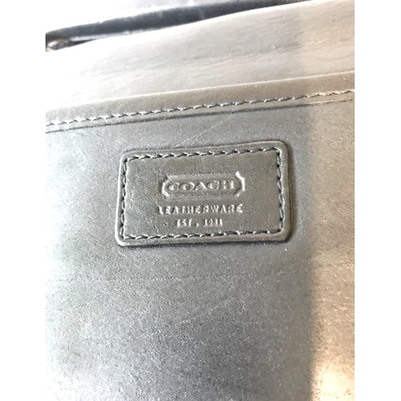 Coach Vintage Leather & Nylon Briefcase 5105 Mens - Picture 7 of 13